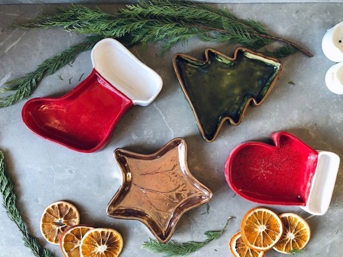 Новогодние тарелки 13+ фото 2