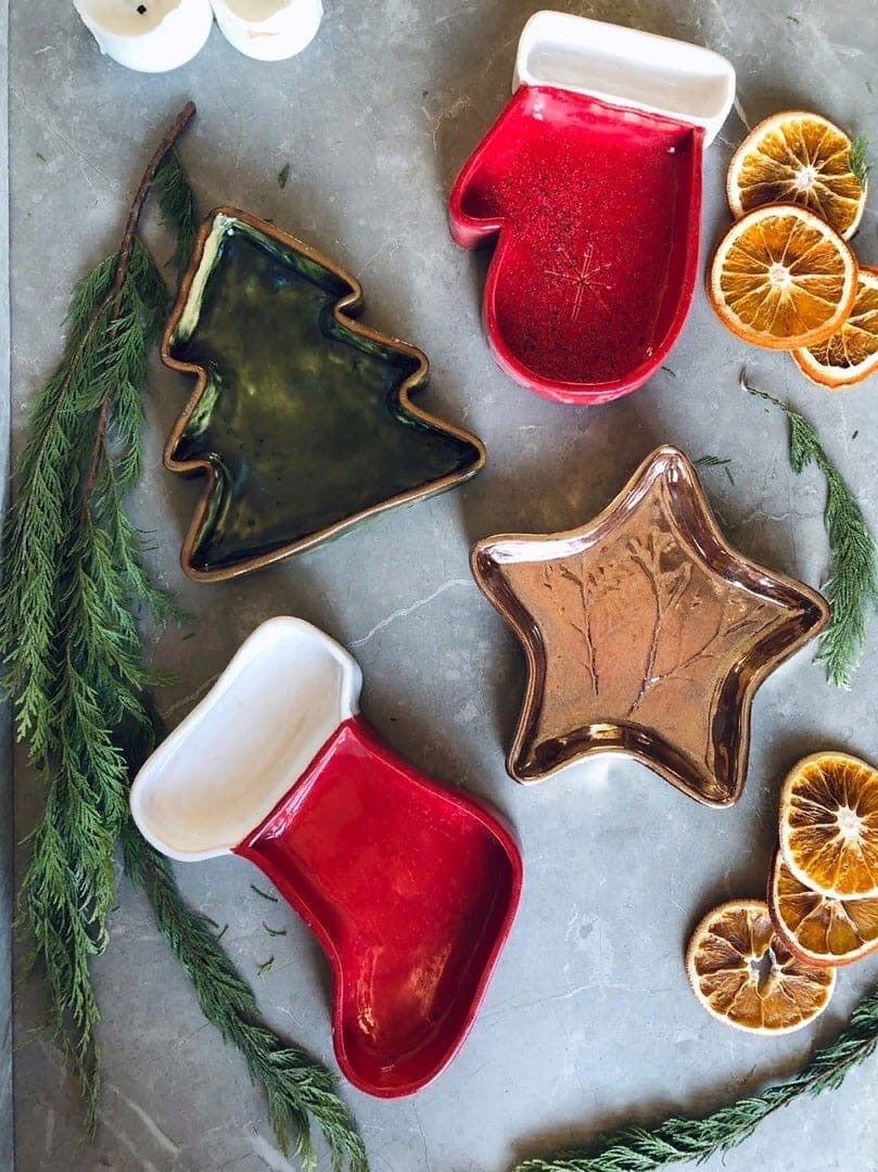 Новогодние тарелки 13+ фото 2